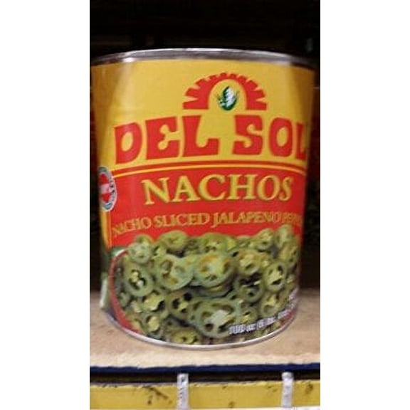 6 PACKS : Del Sol Nacho Sliced Jalapeno Peppers 100 Oz