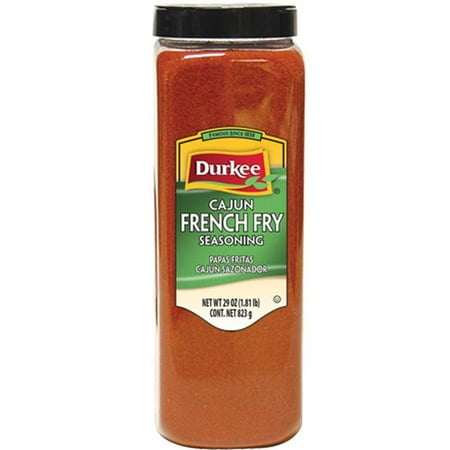 6 PACKS : Durkee Cajun French Fry Seasoning - 29 oz. container, 6 per case