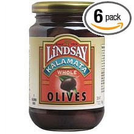 6 PACKS : Kalamata Extra Large Whole Pitted Olives, 2 Kilogram -- 6 Case