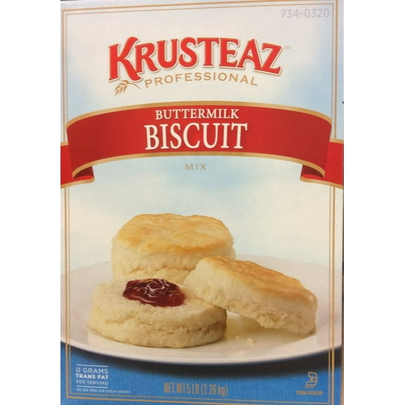 6 PACKS : Krusteaz BUTTERMILK BISCUIT Mix 5lbs.