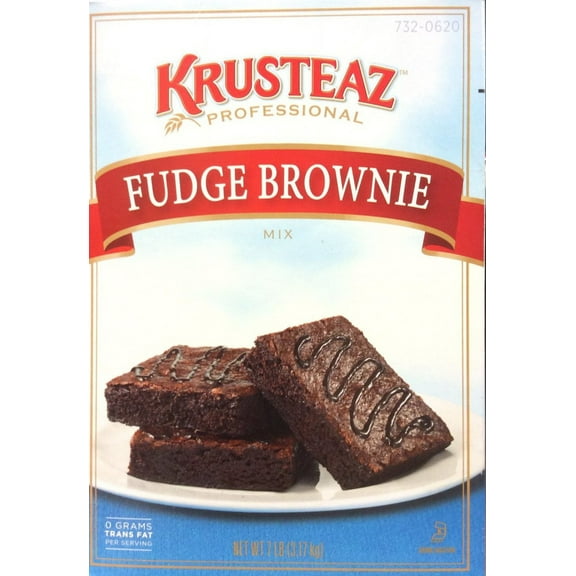 6 PACKS : Krusteaz FUDGE BROWNIE Mix 7lb.