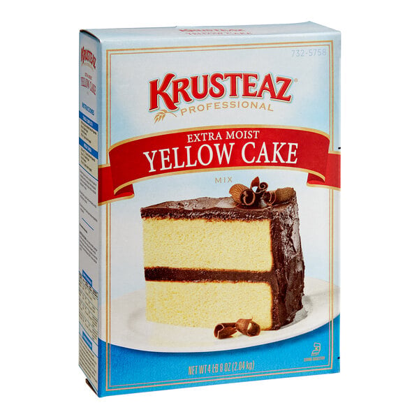 6 PACKS : Krusteaz Plus Yellow Cake Mix 72-Ounce