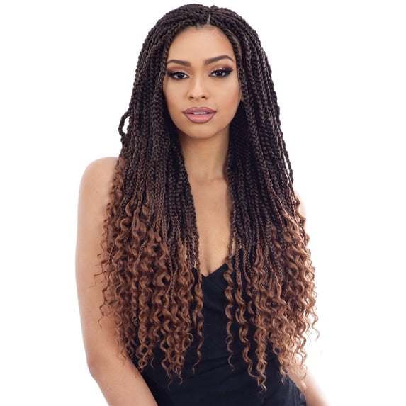 6 PACKS/LOT FreeTress Synthetic Hair Crochet Braids Hippie Braid 22" (T30)