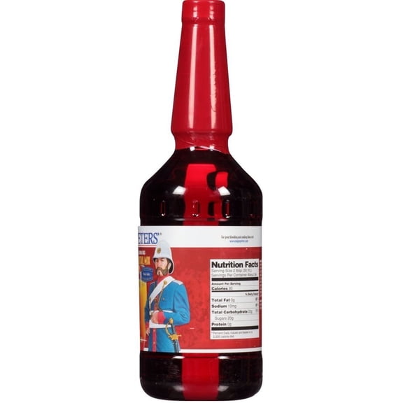 6 PACKS : Major Peters Grenadine Mix Mix- 1 Litter.
