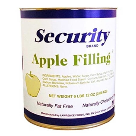 6 PACKS : Security Apple Filling no.10 Can, -- 6 per case.