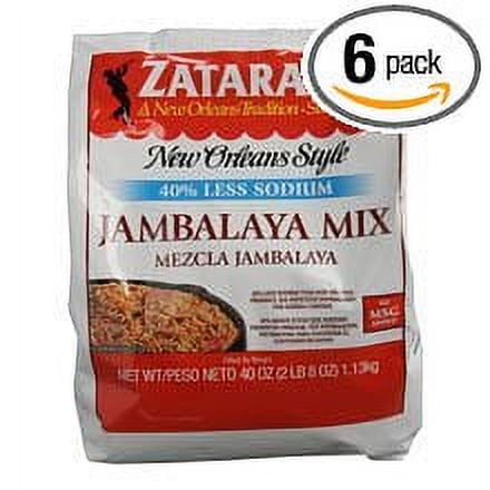 6 PACKS : Zatarains Jambalaya Rice Mix, 40 Ounce
