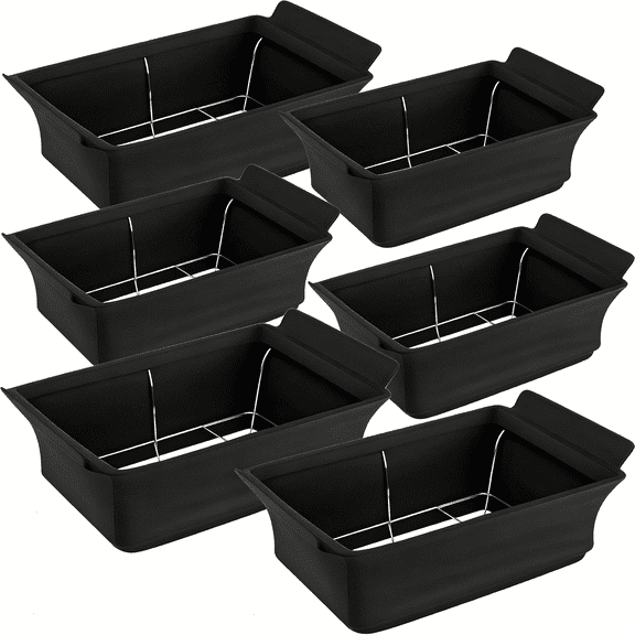 6 PC Black Chafer Wind Guard, Lightweight Chafing Dish Wind Guard for Buffet Table, Windproof Fabric Covers for Outdoor Catering Weddings, Easy-Clean Foldable