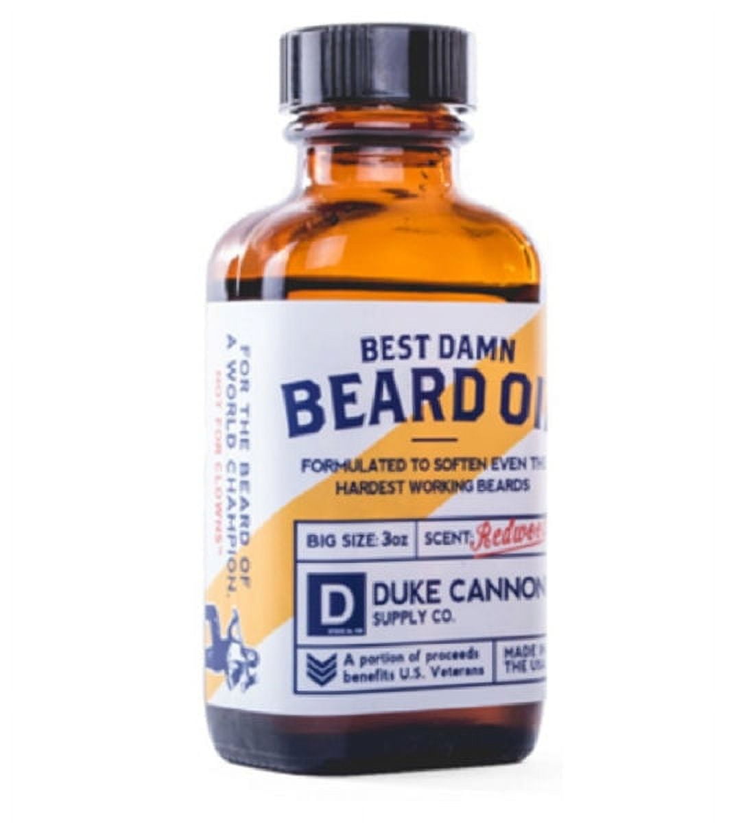 6 PC,Duke Cannon BDOIL1 Best Damn Beard Oil, 3 Oz