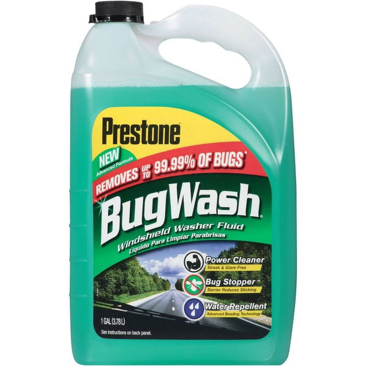 6 PC,Prestone Products AS657 Bug Wash Windshield Washer Fluid, 1-Gallon