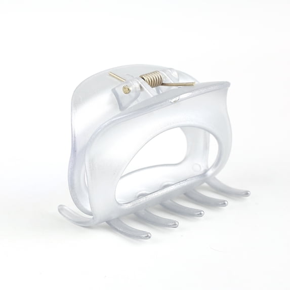 6 PC Silver Color Medium Claw Clip : the Ultimate in Hair Styling! Clips Girl Brand