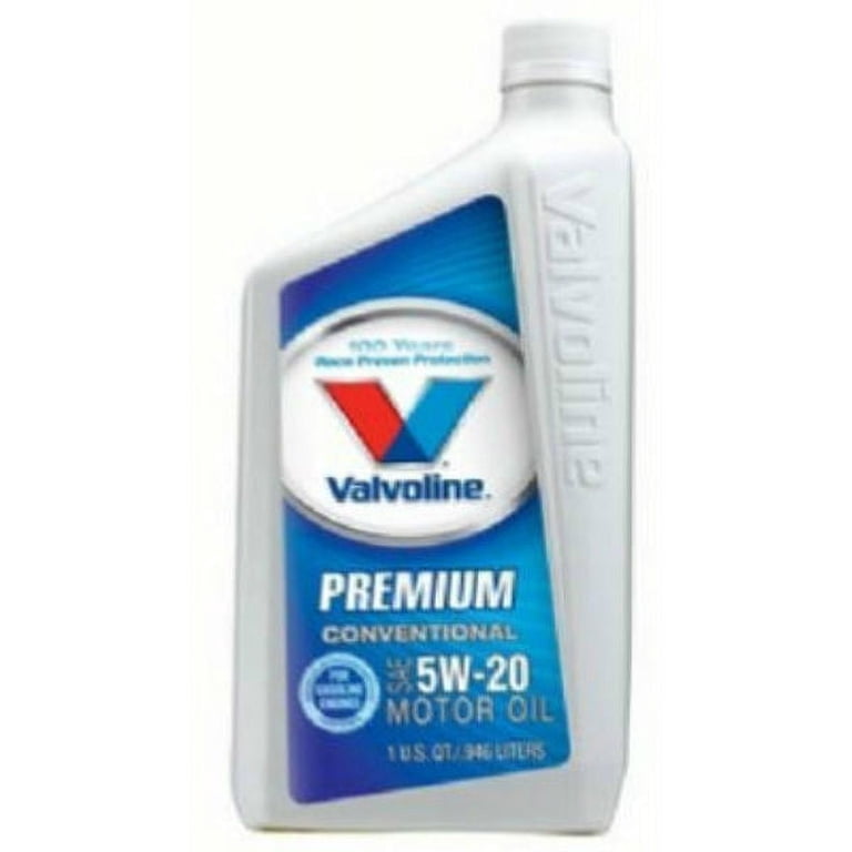6 PC,Valvoline 797974 Premium Conventional Motor Oil, 5W-20, 1 Qt 