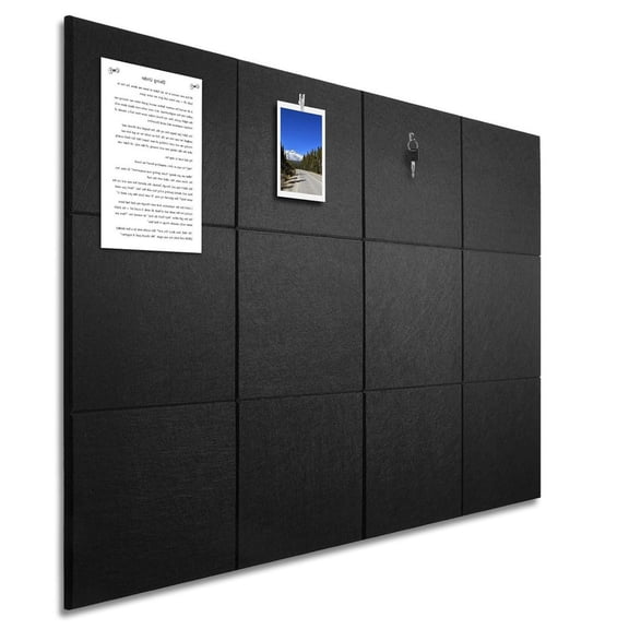 6 PCS 11.81"x11.81" Felt Wall Tiles Cork Board Alternative for Walls Pin Board Bulletin Board,Office,Home & Classroom