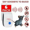 6 PCS 2022 Ultrasonic Pest Repeller Control Electronic Repellent Mice