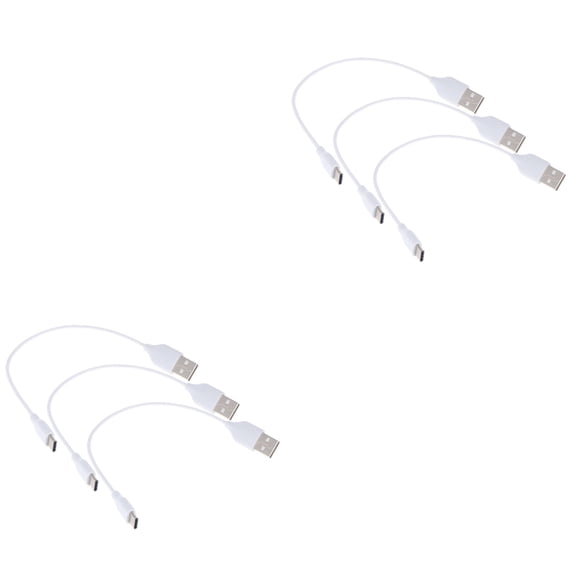 6 PCS 20CM Type-C Data Cable Charge Cable USB To Type-C Cable