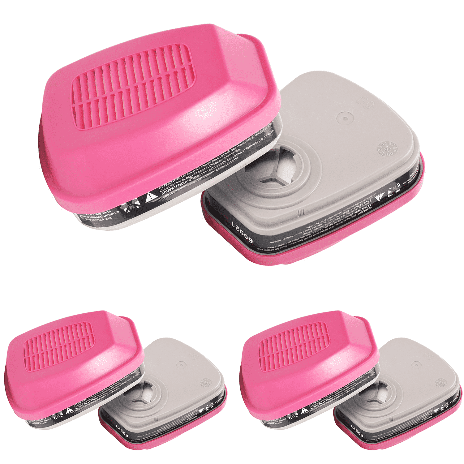 XINBTK 6 PCS(3 Pack) 60921 Respirator Cartridges, Particulate Filters ...