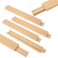 thumbnail image 1 of 6 PCS 35cm/13.78Inch Wooden Drawer Slides Bottom Mount, Classic Traditional Wood Center Guide Track Bottom Mount with Slide Glides, Replacement Inforcement Part for Drawer, 1 of 7