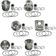 thumbnail image 1 of 6 PCS 6068 Piston + Piston Rings For John Deere 4045 6068 Engine 6068D 6068T 6068H STD 6068 piston Rings set Piston RE515372, 1 of 9