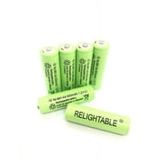 6-PCS AA 600mAh Ni-Mh Rechargeable Batteries RELIGHTABLE Solar Path Lights C6