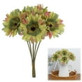 thumbnail image 1 of 6 PCS Artificial Gebera Daisies Silk Flowers Fake Daisy Real Touch PU Faux Flowers Bouquet for Party Home Arrangements Vase Kitchen Garden Wedding Decor, 1 of 4