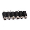 6 PCS Bass Guitar Pickup Guitar Jack Socket Guitar Stereo Jack Guitar