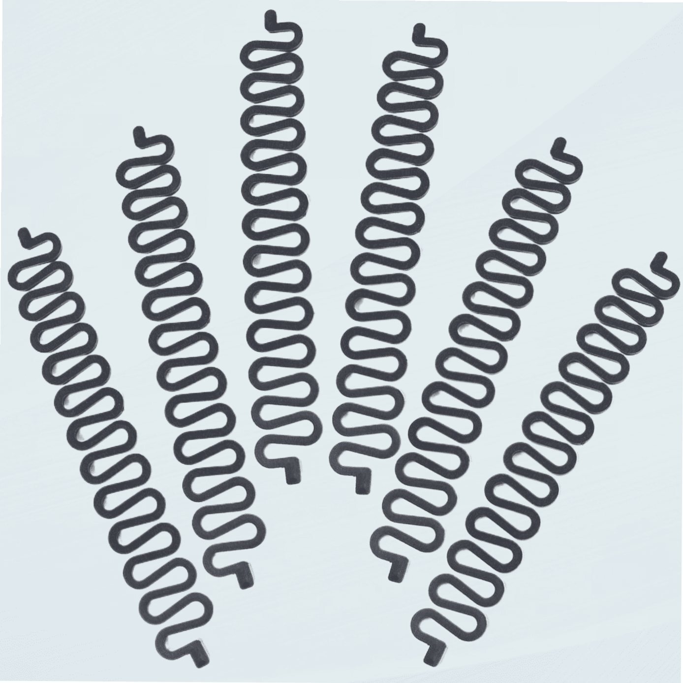 6 PCS Black 7.5inch DIY Braiding Tool Fishbone Braid Hair Styling Clip ...