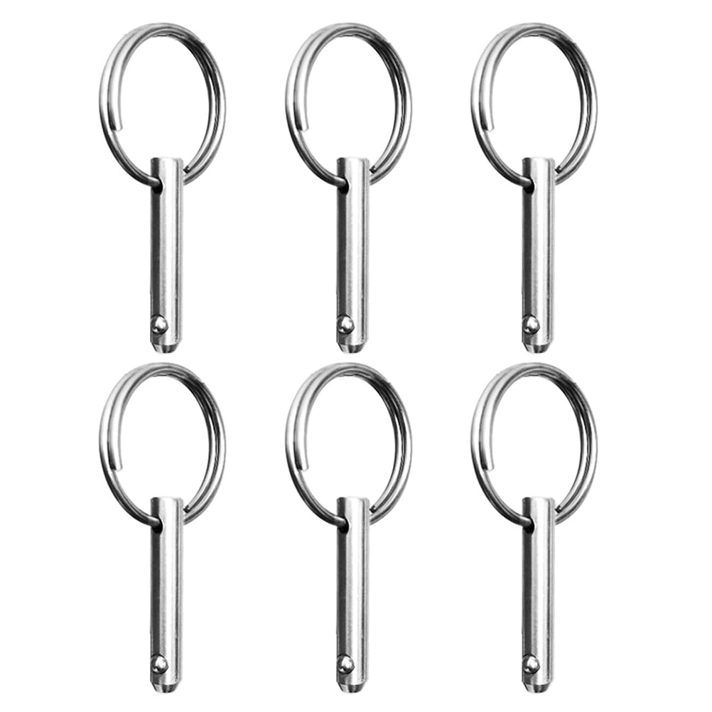 6 PCS Boat Pins Bimini Ball Pin Clevis Pins Boat Parts and Accessories