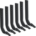 thumbnail image 1 of 6 PCS Box Blade for Tractor, 18 Inch Ripper Shanks for Box Blade, Box Blade Shank with 4 Holes, Ripper Point/Scarifier Tooth for Box Blade Shank for Replacement, Digging, Plowing, 1 of 7