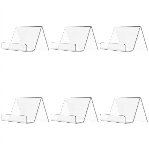 6-Pack Card Holders, Desktop Card Stands, Ideal for Office and Home Desktop Organization and Storage