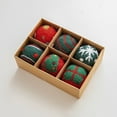 6 PCS Christmas Ball Box New Decoration Ornaments for Christmas Tree