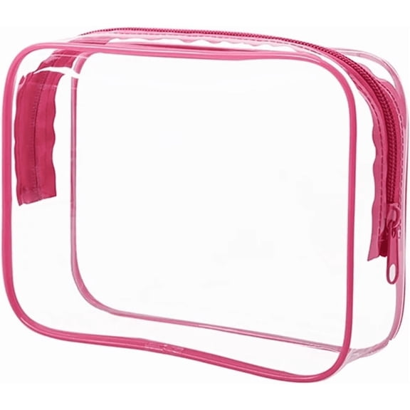 6 PCS Clear Crossbody Bag, Stadium Approved Clear Purse Bag PVC Shoulder Messenger Travel Bags for Concerts Sport