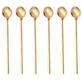 thumbnail image 1 of 6 PCS Coffee Spoons, Stirring Spoons, Tea Spoons Long Handle, Ice Tea Spoons, Long Spoons for Stirring, 1 of 5