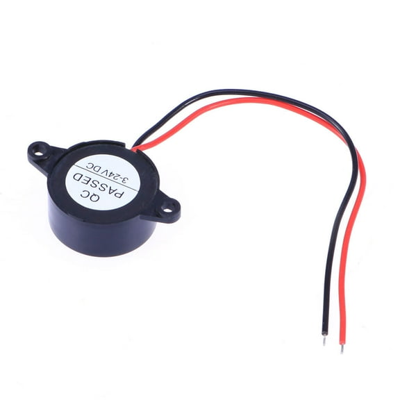 NIAIZEK 6-Pack Black Piezoelectric Electronic Buzzers for Industrial Use, ABS Material