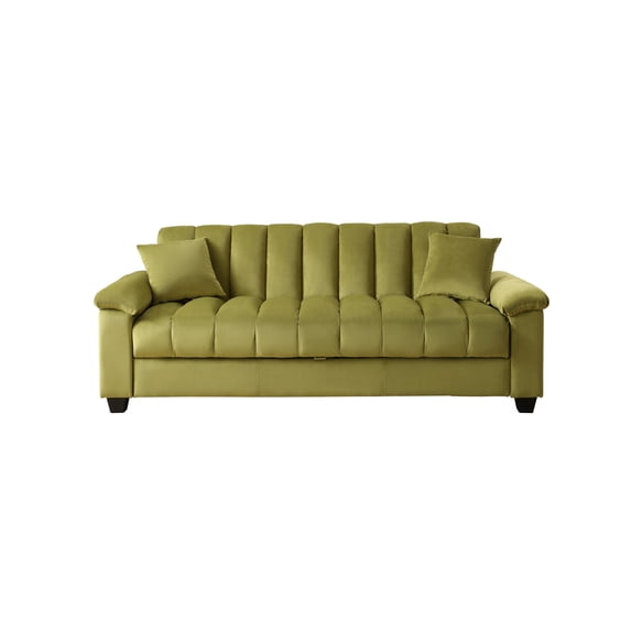 6 PCS Corduroy Flexible Combination Sectional Sofa Olive