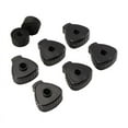 thumbnail image 1 of 6 PCS Cymbal Nuts,Quick Cymbal Nut with Cymbal Felts Washer Replacement ,Percussion Drum Replacement Parts,6 * Quick Release Nuts 2 * Cymbal Felts Washer,Black, 1 of 9