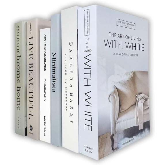 6 PCS DIY Faux Books for Decoration, Designer Luxury Modern Fake Decorative Books for Shelves Living Room Decorative Objects Entry Decor, Home Bookshelf Decor Coffee Table Stacked Book (Multicolor)