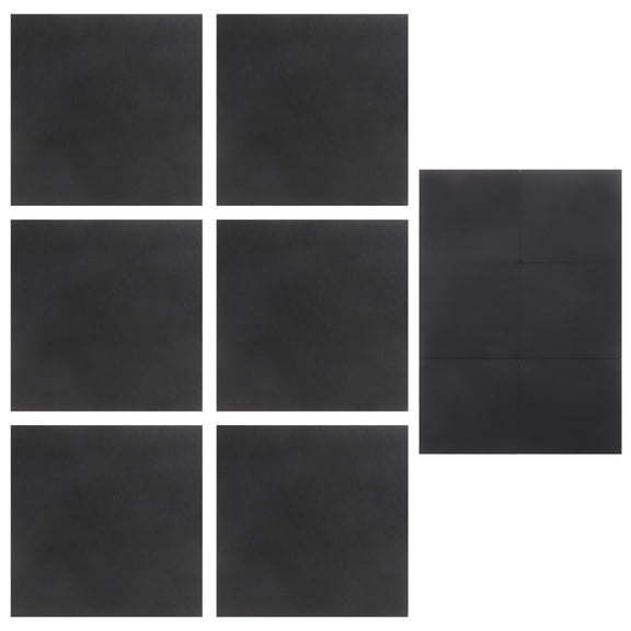 6 PCS Dart Board Wall Protector Tiles, 30 x 30 cm Felt Dartboard Surround, Self-Adhesive Dart Backboard Panels with Nylon Fastener, Wall Protection for Home Office Game Room