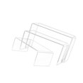 thumbnail image 2 of QWORK Acrylic Jewelry Display Riser Stand – 6 Piece Set, T-Shape & Square Barbell Design For Watches, Rings, Bracelets 2 of 12