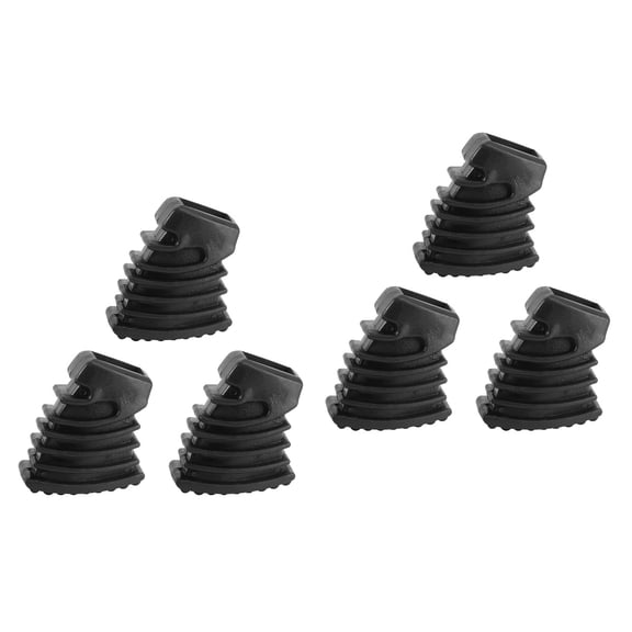 6 PCS Drum Cymbal- Hat Stands Drum Triggers Percussion Parts Drum Rack Feet Floor Mat