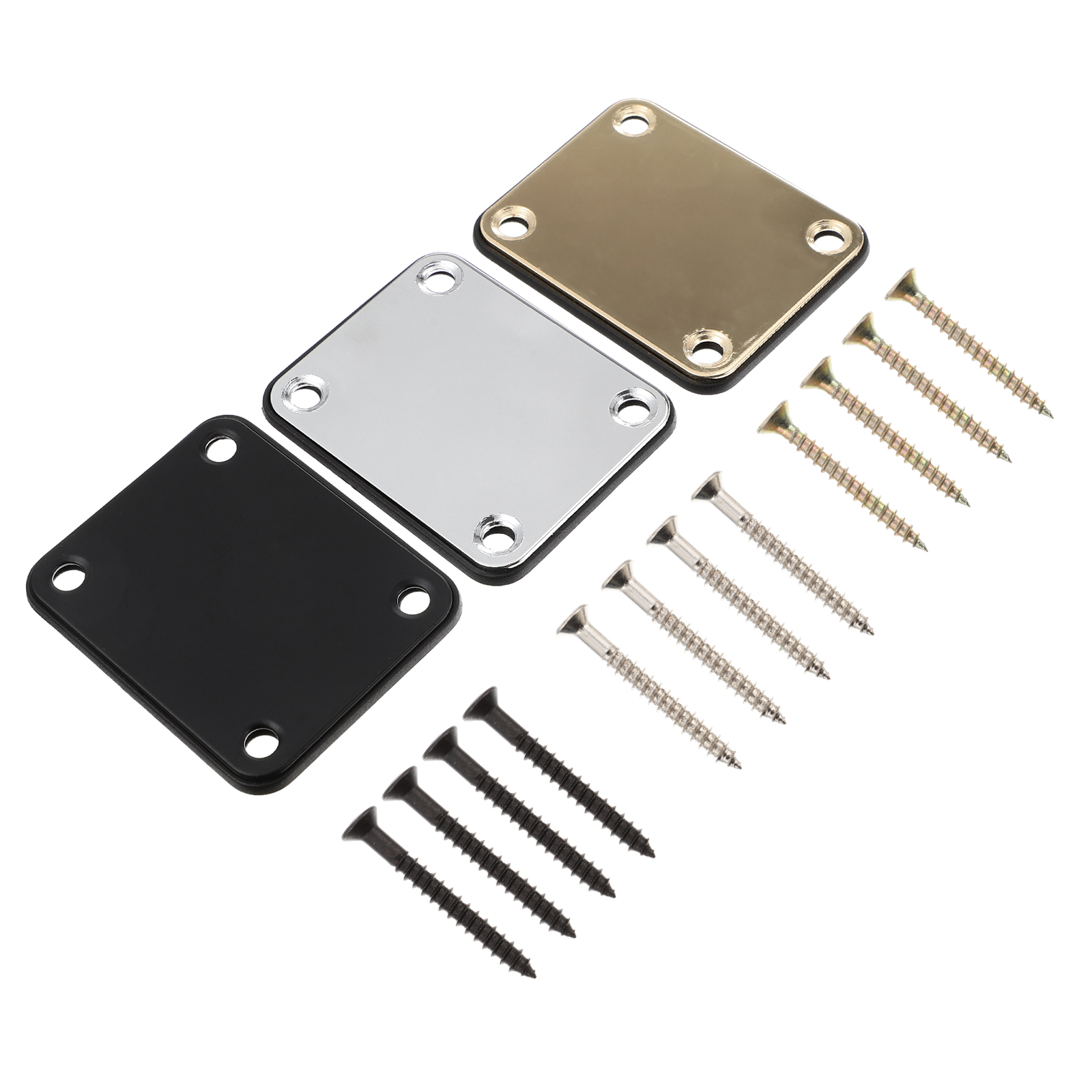 6 PCS Electric Guitar Connection Plate Neck Mounting for Accessories