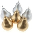 thumbnail image 1 of 6 PCS Fake Plastic Pear Silver Golden Decoration New Year Artificial Realistic Fruit Model Faux Lifelike Display Props Ornament Party Christmas Festival, 1 of 3
