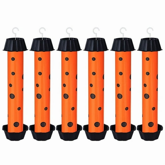 6 PCS Fruit Trap Indoor and Outdoor Sticky Fly Catcher Fly Paper Mosquito Stick Fly Mosquito Bait Roll