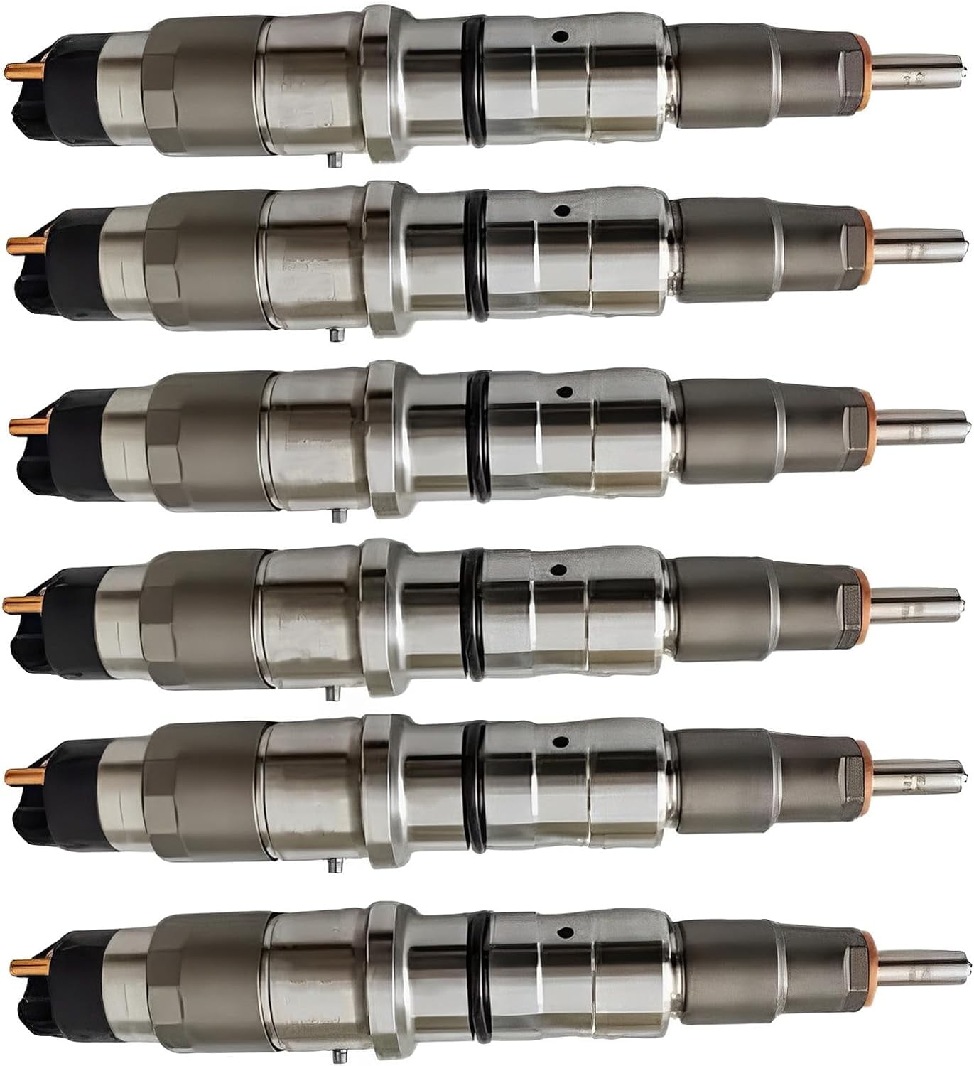 6 PCS Fuel Injector 2854608 For New Holland Tractor T1804B T6030 T6050 ...