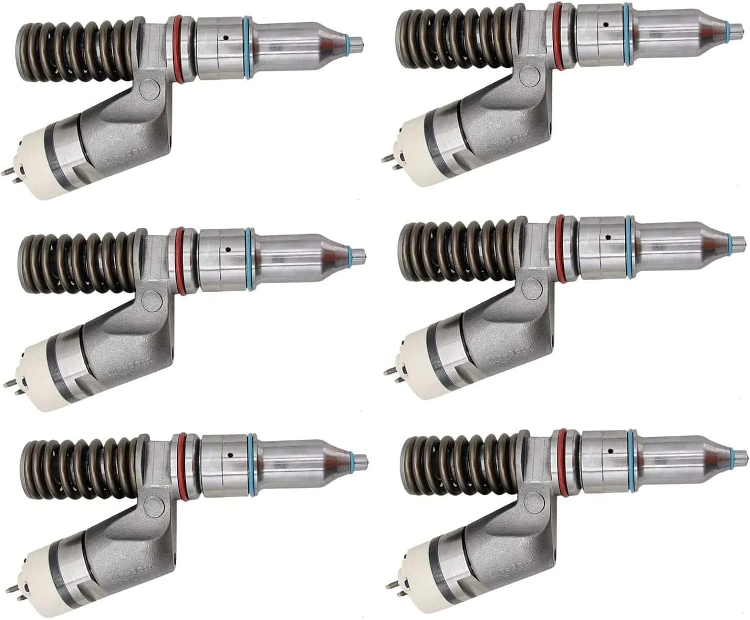 6 PCS Fuel Injector for Caterpillar CAT C11 C13 Diesel Engine 10R-2977 ...