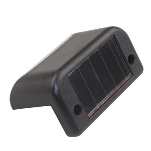 STRANDCHIC Staircase Lights 6Pcs Led Solar Lights For Outside Black Shell White Light Waterproof