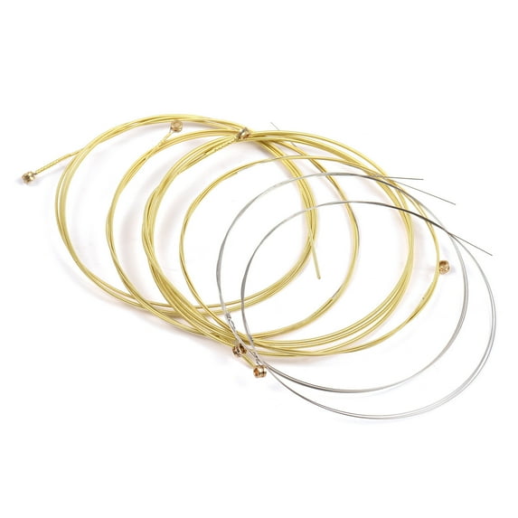 6 PCS Guitar Strings Acoustic Guitar Strings Steel Core Rust Proof Coated String for 6 String Guitar