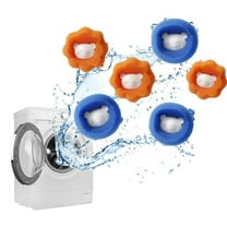6 PCS Hair Remover for Laundry, Reusable Clothes Anti-Tangle Adsorption Hair Catcher Laundry Balls, Hair Removal Washing Machine Hair Removal Cleaning Balls for Clothes Pet Hair Remover. (6PCS)
