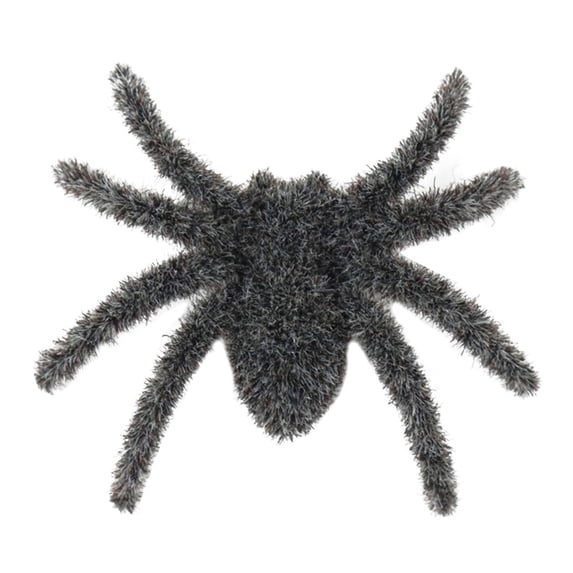 6 PCS Halloween Spider Decorations, Plastic Spider Toys, Realistic Hairy Spiders Set, Scary Spider Props for Yard, Indoor and Outdoor Creepy Decor, Home Party Decorations Halloween Party Props