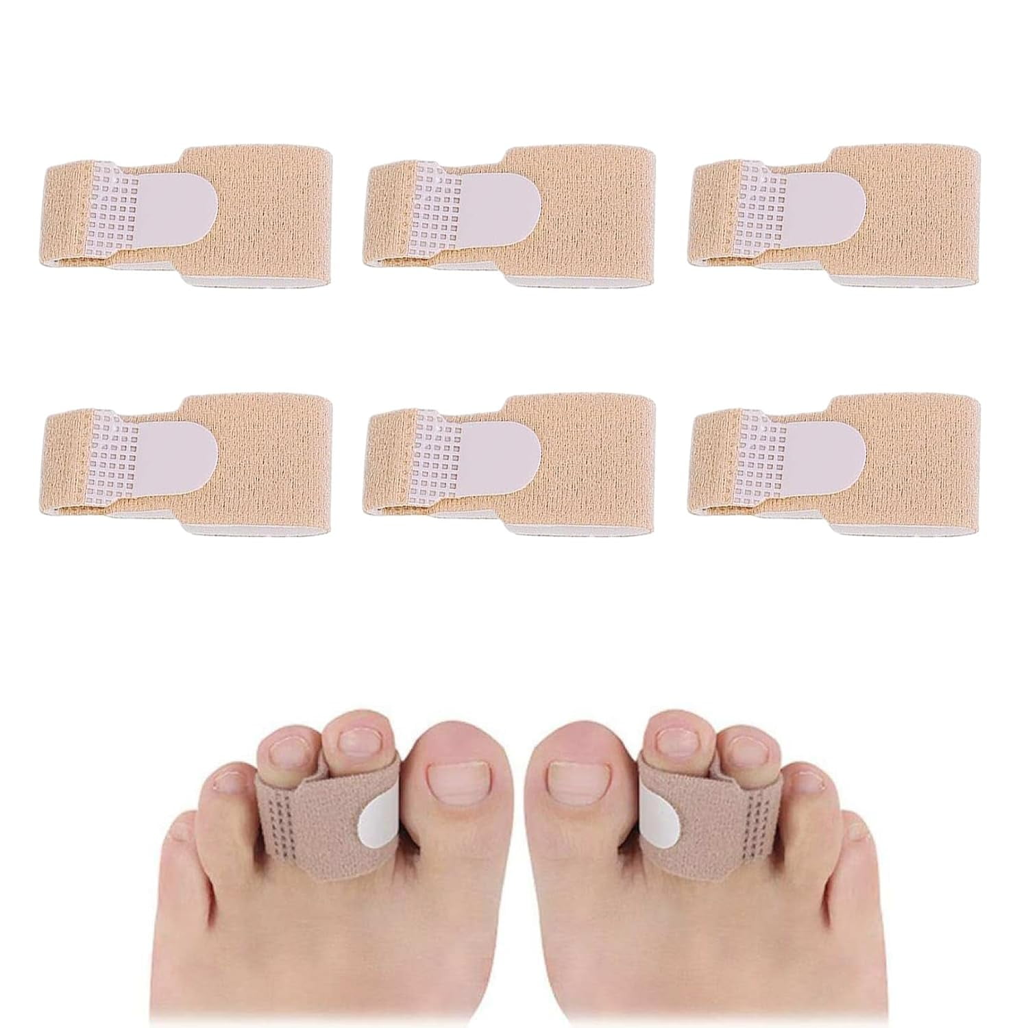 6 PCS Hammer Toe Straighteners, Hammer Toe Splints, Hammer Toe