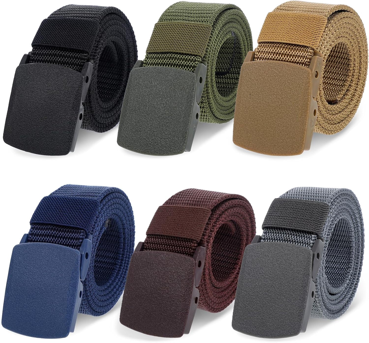 Women\'s Hiker Pattern Web Belt, Lightweight, Durable, Waterproof, Adjustable Army Universe Nylon Canvas Web Belt Breathable Heavy Duty  main image 3