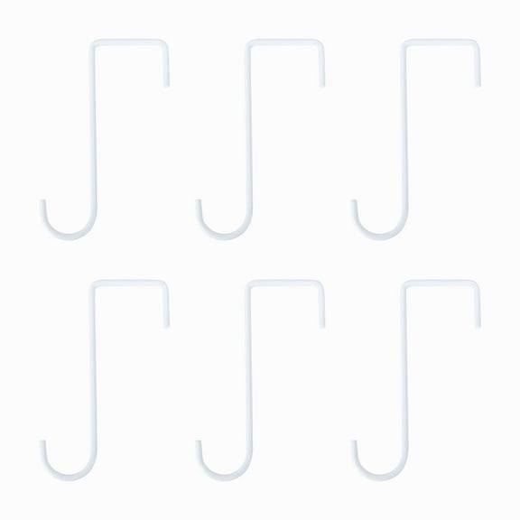 6 PCS Hook Fence Hook Plant Hanger Coat Hangers Gardening Art Hooks Chandelier Hangers Plant Hooks Hanging Fence Hooks